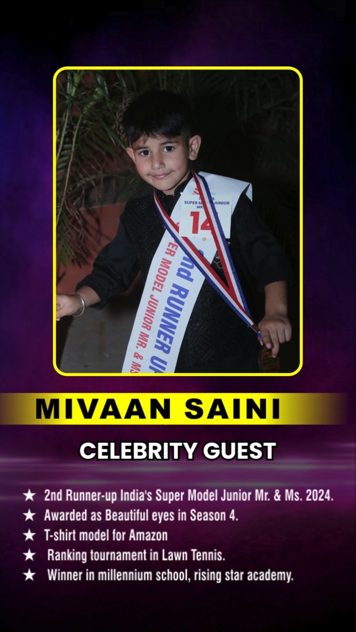 Mr. \u0026 Ms. 2024 | Cute Kids Fashion Show | India's Super Model Junior | #tricity #mohali